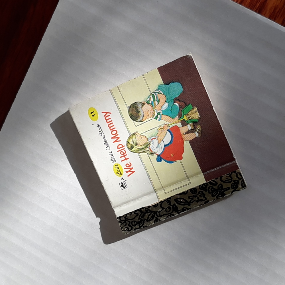 Vintage Little Little Golden Book We Help Mommy Min